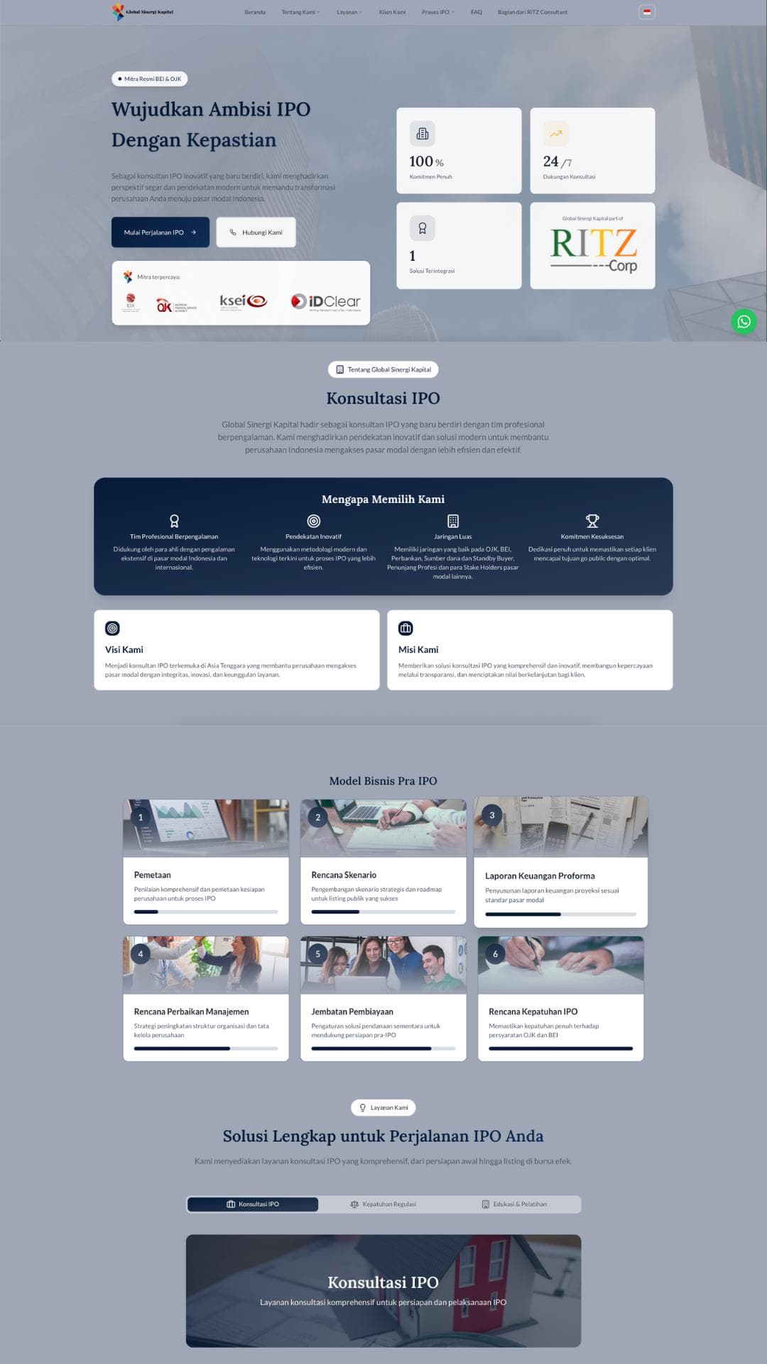 Preview website layanan Passa Digital